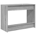 vidaXL Postelový stôl Sivý Sonoma Kompozitné drevo 100 x 45 x 75 cm