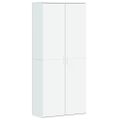 vidaXL Vysoká skrinka biela 80x35x180 cm kompozitné drevo