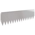 vidaXL Obrubník trávnika 10 ks 103 x 30 cm Oceľ Strieborná