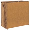 vidaXL Komody 2 ks Staré drevo 70 x 35,5 x 67,5 cm Kompozitné drevo