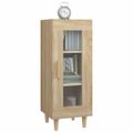vidaXL Komoda dub sonoma 34,5x34x90 cm spracované drevo