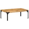 vidaXL Konferenčný stolík 100x55x35 cm mangovníkový masív