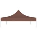 vidaXL Strecha na párty stan 4,5x3 m, hnedá 270 g/m²