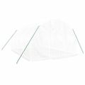 vidaXL Skleník s oceľovým rámom biely 12 m² 4x3x2 m