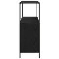 vidaXL Kúpeľňová skrinka s policami dub čierny 76,5x35x95 cm