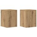 vidaXL Stojany na rastliny 2 ks dub artisan 25x25x35 cm kompoz. drevo