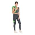Masážna hula hoop obruč HMS HHW01 so závažím zelená