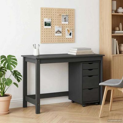 vidaXL Stolový a kolekčný set MOSS 2 pcs Sivá