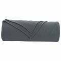 vidaXL Prikrývky na hodenie 6 ks Tmavosivá 280 x 210 cm 4.88 kg Flís