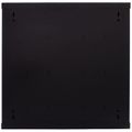 Kovový rozvádzač montážna skriňa 19" 3/4U 180 mm, Black/RCA19-3+4U-180B-T, čierna