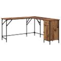 vidaXL Stôl Staré drevo Kompozitné drevo 141 x 141 x 75 cm