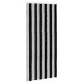 vidaXL Záves proti hmyzu z chenille Šedá a čierna 100 x 220 cm 100% PP