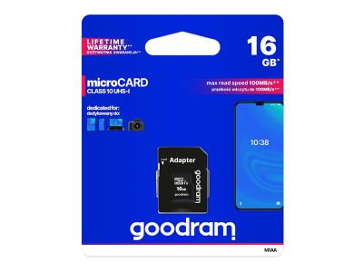 Karta pamäťová GOODRAM microSD 16 GB s adaptérom