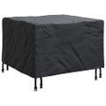 vidaXL Obal na nábytok 82 x 82 x 50 cm 210D Oxfordská tkanina Čierny