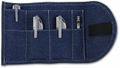 Kizer D001 Denim R rolovacie puzdro, denim, modrá