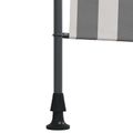 vidaXL Vonkajšia roleta Antracitová a biela 150 x 270 cm
