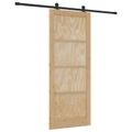 vidaXL Posuvné dvere ORKDAL 86 x 211 cm Borovicový masív Prírodná