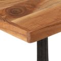 vidaXL Bistro stolík 60x60x76 cm akáciový masív