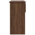 vidaXL konzolový stolík so zásuvkami hnedý dub 85,5x38,5x74,5 cm