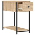 vidaXL Nočné stolíky 2 ks dub sonoma 30x60x60 cm kompozitné drevo