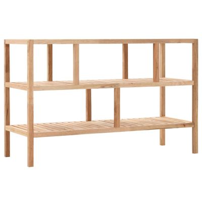 vidaXL Poličkový regál do kúpeľne z orechového dreva 100x40x65 cm