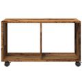 vidaXL Skrinka na kolieskach staré drevo 72x33x42,5cm kompozitné drevo