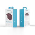 Forever Vibe-TC45AC GaN PD QC nabíjačka 1x USB-C 1x USB 45W tmavá čerešňa