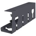 vidaXL Úložný box na káble pod stôl 2 ks Antracitová 43 x 10 x 15 cm