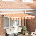 vidaXL Rám markízy Viacfarebný 250 x 200 cm Polyester s PU povrchom