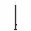 vidaXL Stĺpikové svietidlo so zásuvkou 110 cm čierne IP44