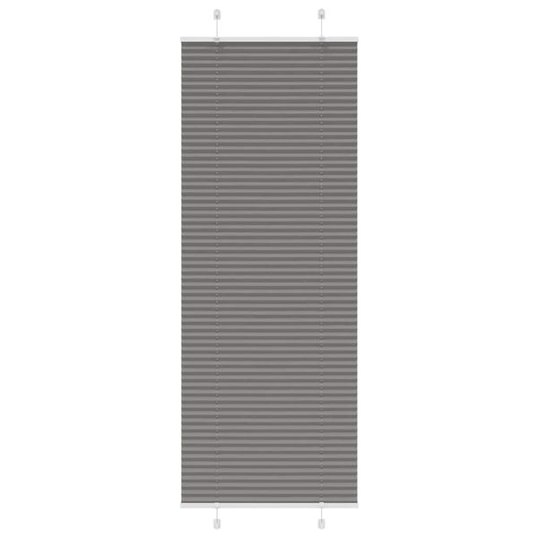 vidaXL plisovaná roleta antracit 70x200 cm Šírka látky 69,4 cm