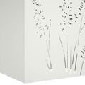 vidaXL Záhradný kvetináč 2 ks Biela 50 x 30 x 75 cm