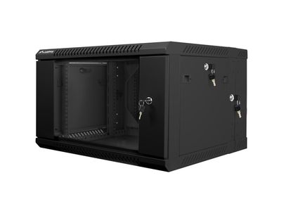 Lanberg racková skriňa 19'' dvojdielna nástenná 6u/600x600 (flat pack) čierna