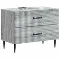 vidaXL Nočný stolík Sivá sonoma 62 x 34,5 x 47,5 cm Kompozitné drevo