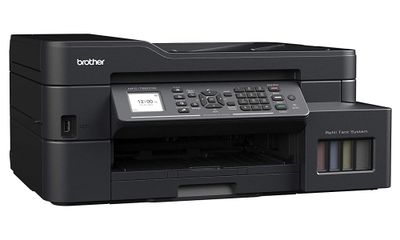 BROTHER inkoust MFC-T920DW / A4/ 17/16,5ipm/ 128MB/ 6000x1200/ copy+scan+print/ USB / wifi / ADF / duplex / ink tank Farbová multifunkčná inkoustová tlačiareň, A4, 6000x1200dpi, 1,8" LCD, 128MB, print, copy, scan, fax, USB, Wi-Fi, LAN, ADF, Duplex