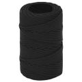 vidaXL Lodné lano čierne 2 mm 500 m polypropylén