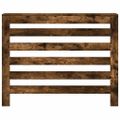 vidaXL Kryt na radiátor dymový dub 104x20x82 cm kompozitné drevo