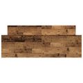 vidaXL Posteľný rám bez matraca staré drevo 120x200cm kompozitné drevo