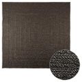 vidaXL Koberec ZIZUR 200x200 cm, jutový vzhľad, interiér a exteriér