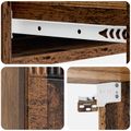 vidaXL Nástenný bočný stôl 87,5 x 34,5 x 17 cm Kompozitné drevo