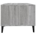 vidaXL Konferenčný stolík sivý sonoma 102x50x40cm kompozitné drevo