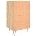 vidaXL Nočné stolíky 2 ks dub sonoma 40x35x69 cm kompozitné drevo