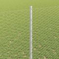 vidaXL Hexagonálny plot s stĺpom 10 x 1,4 m Pozinkovaná oceľ Sieťovina