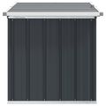vidaXL Záhradný úložný box antracitový 109x67x65 cm