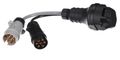 Káblová redukcia zásuvky ťažného zariadenia TRAILER CABLE 5, z 13pin na 7pin N+S, 35 cm SIXTOL
