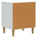 vidaXL Nočný stolík 2 ks Biela 43 x 34,5 x 50 cm Kompozitné drevo
