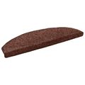 vidaXL Samolepiace schodové rohože 15 ks 80 x 24,5 x 3,5 cm Hnedá