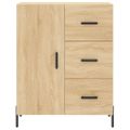 vidaXL Vysoká skrinka dub sonoma 69,5x34x180 cm spracované drevo