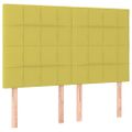 vidaXL Boxspring posteľ s matracom zelená 140x190 cm látka