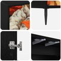 vidaXL TV skrinka GENNEP 69 x 33 x 50,5 cm Čierny dub Kompozitné drevo